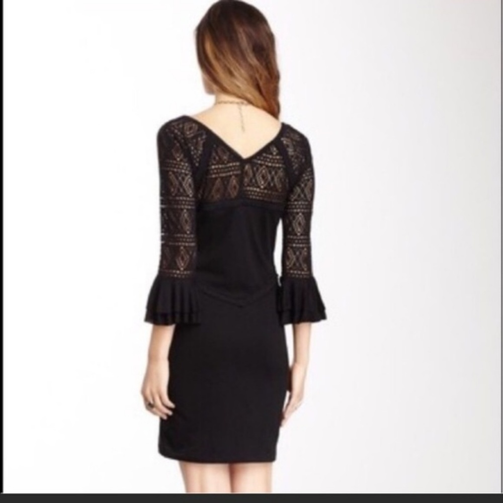 Free People  Bodycon Lace Dress in Burgundy